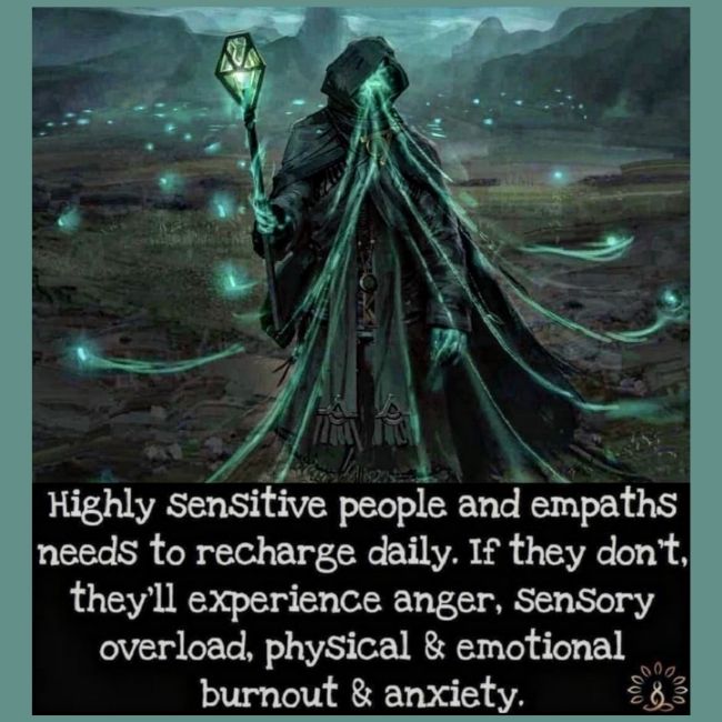 highly sensitive People need to recharge daily